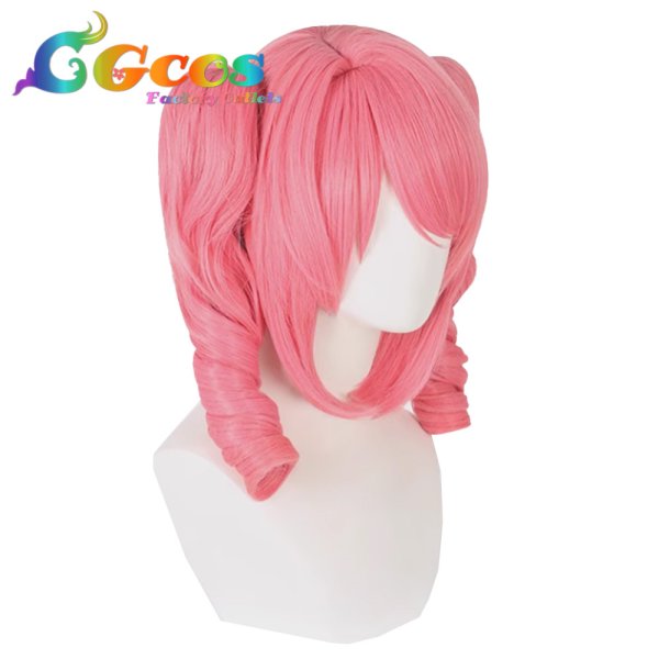 画像2: 魔法少女にあこがれて ウィッグ 花菱はるか マジアマゼンタ コスプレ衣装 (2)