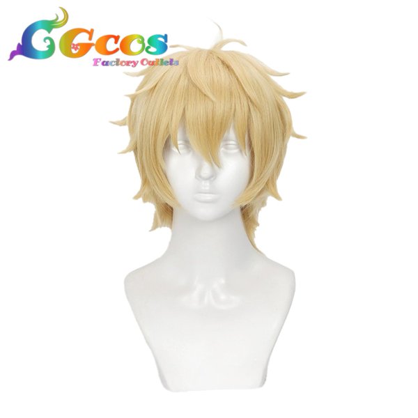 画像1: スキップとローファー　ウィッグ　志摩聡介　コスプレ衣装 (1)