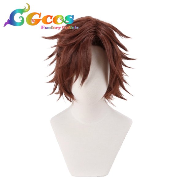 画像1: あんさんぶるスターズ！　ウィッグ　三毛縞斑　コスプレ衣装 (1)