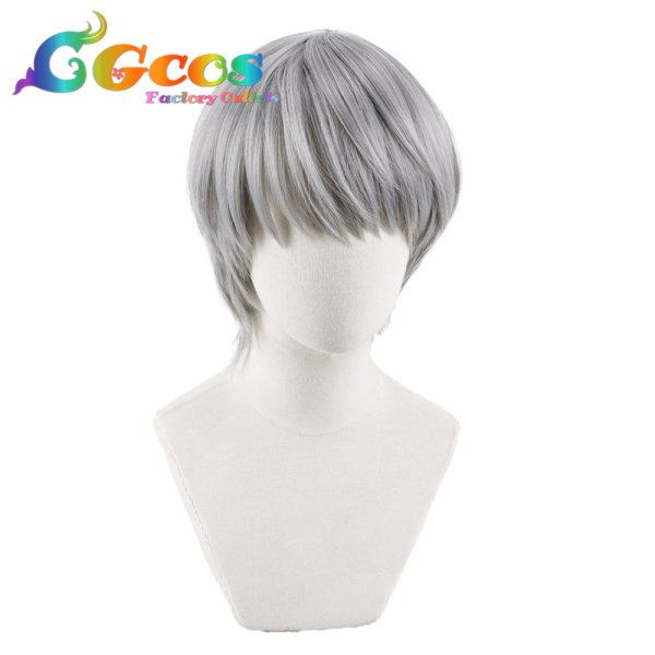 画像1: ペルソナ4　ウィッグ　鳴上悠　コスプレ衣装 (1)