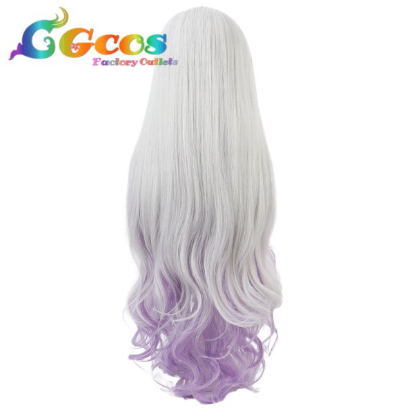 画像2: バーチャルYouTuber ウィッグ Vtuber 紫咲シオン 部屋着 コスプレ衣装 (2)