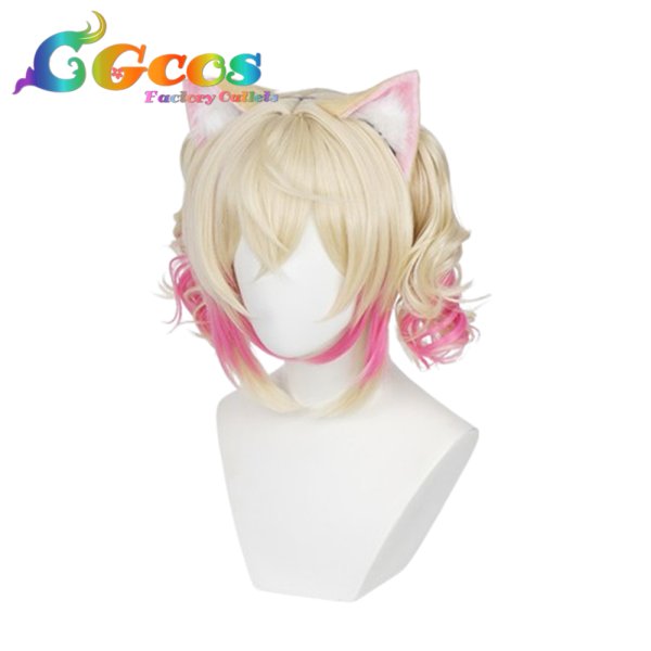 画像2: バーチャルYouTuber　ウィッグ　VTuber　Mococo Abyssgard (モココ・アビスガード)　正月衣装　コスプレ衣装 (2)