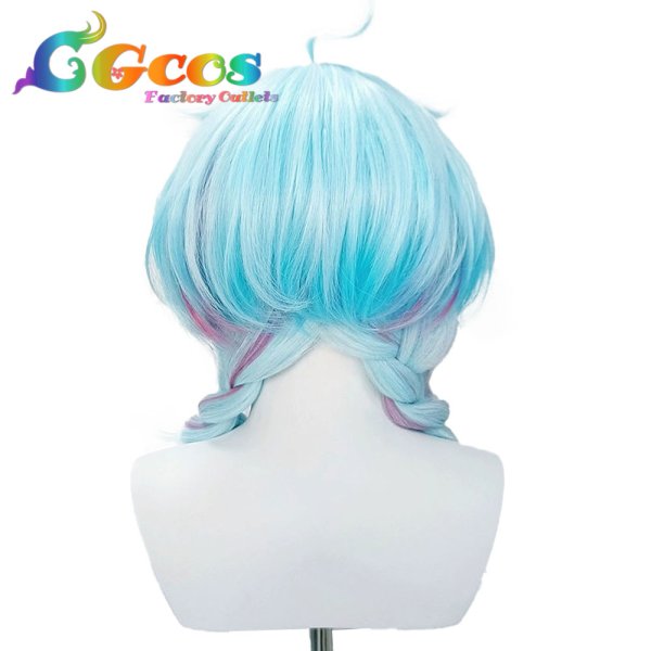 画像2: バーチャルYouTuber ウィッグ Vtuber 水宮枢 初期2D コスプレ衣装 (2)