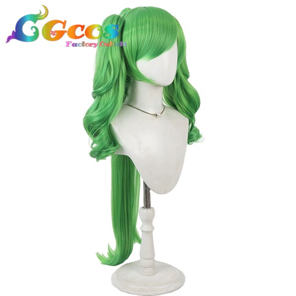 画像2: スマイルプリキュア! ウィッグ 緑川なお(キュアマーチ) キュアマーチ コスプレ衣装 (2)