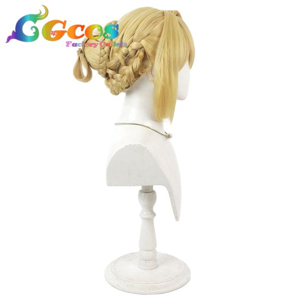 画像2: ゼンレスゾーンゼロ ウィッグ イヴリン・シェヴァリエ コスプレ衣装 (2)