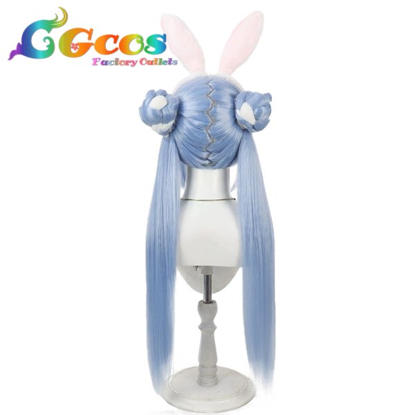 画像3: バーチャルYouTuber ウィッグ VTuber 兎田ぺこら ペキョンシー コスプレ衣装 (3)