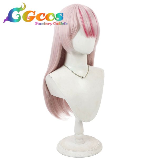 画像2: バーチャルYouTuber ウィッグ VTuber 田中ヒメ 浴衣 歌學革命宴 コスプレ衣装 (2)