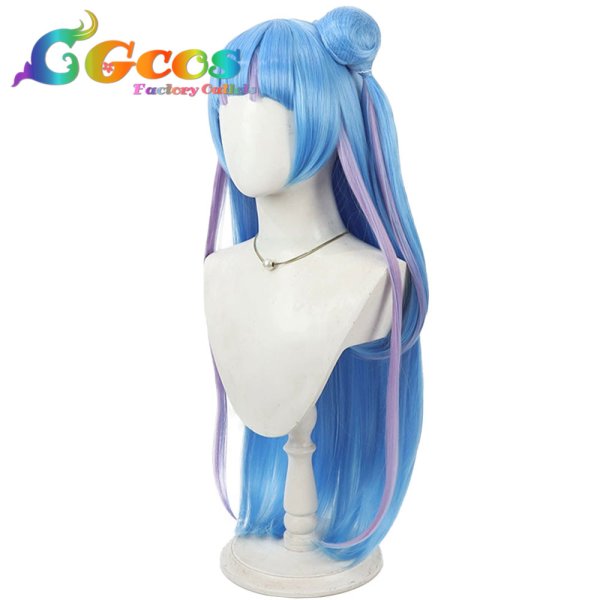 画像2: キミとアイドルプリキュア♪ ウィッグ キュアウインク/蒼風なな 変身 コスプレ衣装 (2)