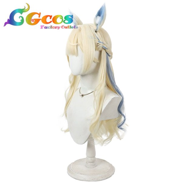 画像2: バーチャルYouTuber ウィッグ VTuber Fuwawa Abyssgard (フワワ・アビスガード) カジュアル衣装 コスプレ衣装 (2)