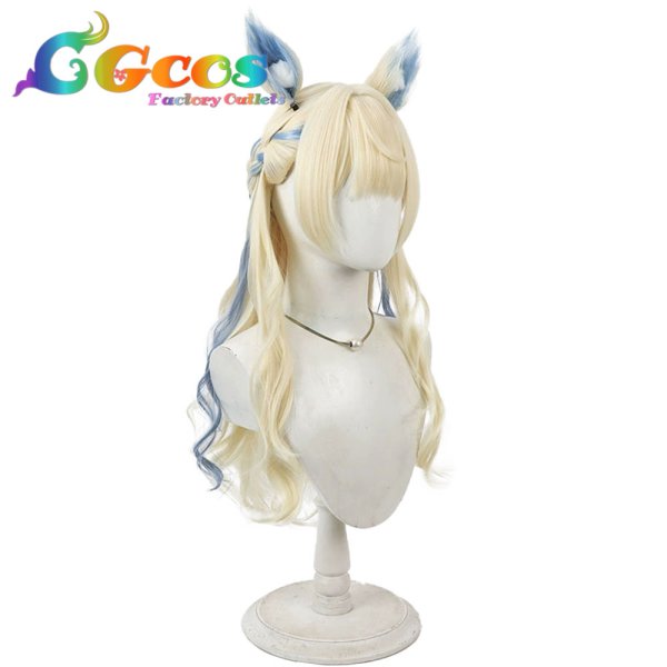 画像3: バーチャルYouTuber ウィッグ VTuber Fuwawa Abyssgard (フワワ・アビスガード) カジュアル衣装 コスプレ衣装 (3)