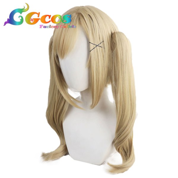 画像2: BanG Dream!(バンドリ) ウィッグ 市ヶ谷有咲 チアフルスター☆ コスプレ衣装 (2)