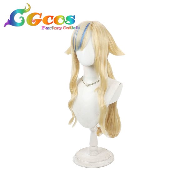 画像3: バーチャルYouTuber ウィッグ 鈴木ヒナ 藍の華 コスプレ衣装 (3)