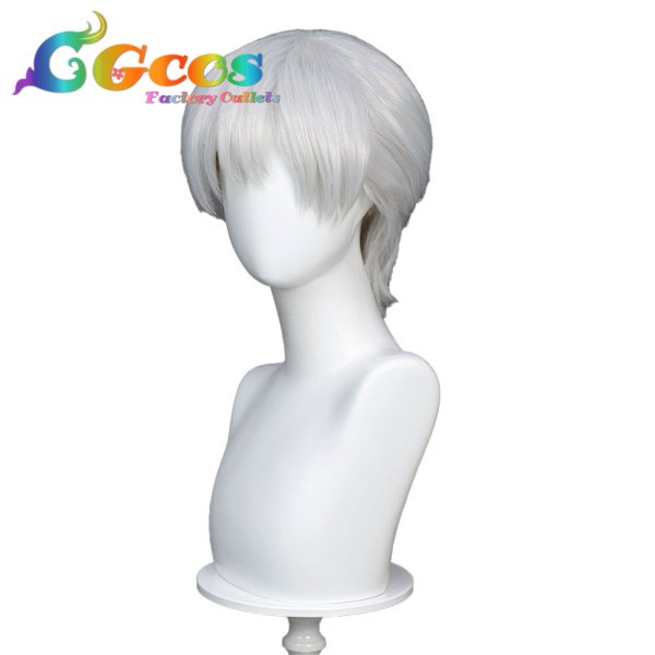 画像3: Dr.STONE ウィッグ 西園寺羽京 コスプレ衣装 (3)