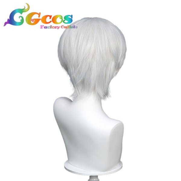 画像4: Dr.STONE ウィッグ 西園寺羽京 コスプレ衣装 (4)