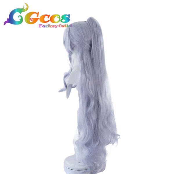 画像3: アークナイツ ウィッグ ラケラマリン コスプレ衣装 (3)