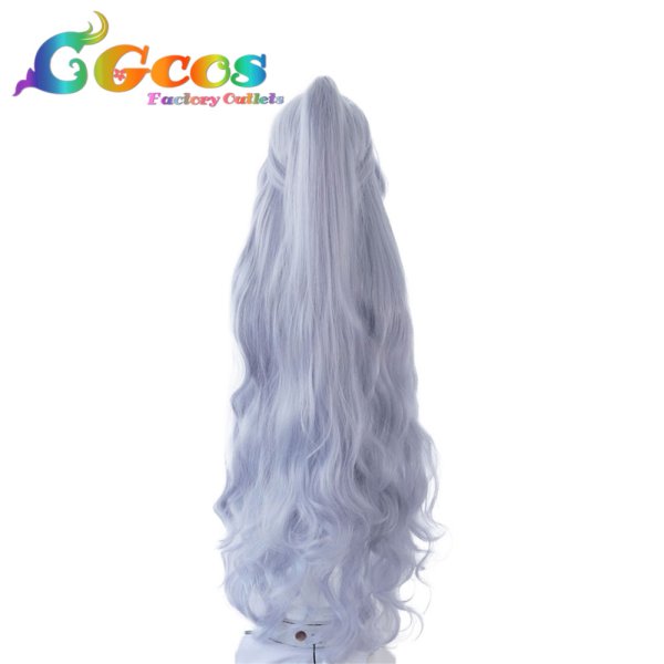 画像4: アークナイツ ウィッグ ラケラマリン コスプレ衣装 (4)