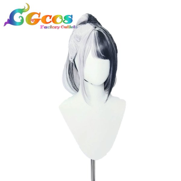 画像2: バーチャルYouTuber ウィッグ VTuber シオリ・ノヴェラ  探偵衣装 コスプレ衣装 (2)