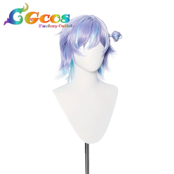 画像2: バーチャルYouTuber ウィッグ Vtuber 星導ショウ 鑑定士の服 コスプレ衣装 (2)