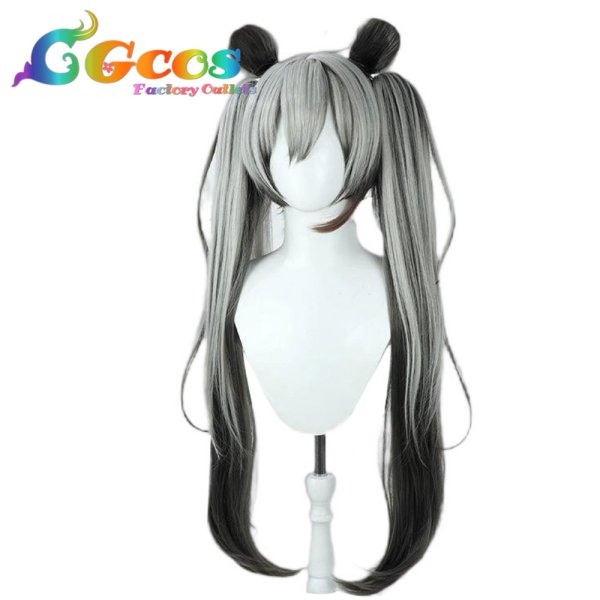 画像2: ブルーアーカイブ　ウィッグ　千鳥ミチル　コスプレ衣装 (2)