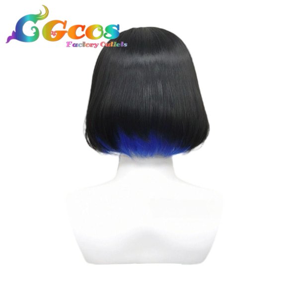 画像2: バーチャルYouTuber ウィッグ VTuber ネリッサ・レイヴンクロフト OL衣装 コスプレ衣装 (2)