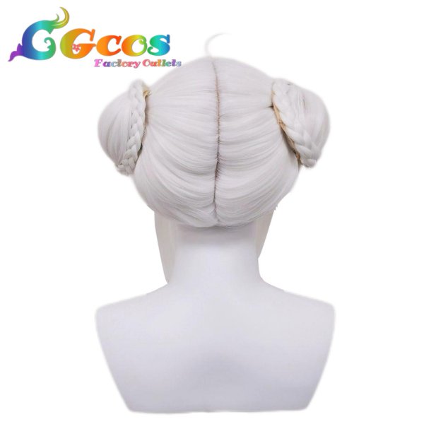 画像3: バーチャルYouTuber ウィッグ VTuber 白上フブキ キング衣装 コスプレ衣装 (3)