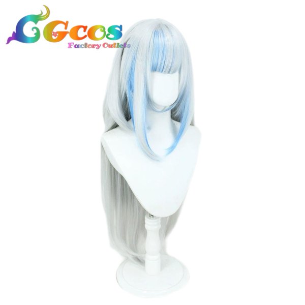 画像2: バーチャルYouTuber ウィッグ VTuber がうる・ぐら 2025新春 コスプレ衣装 (2)