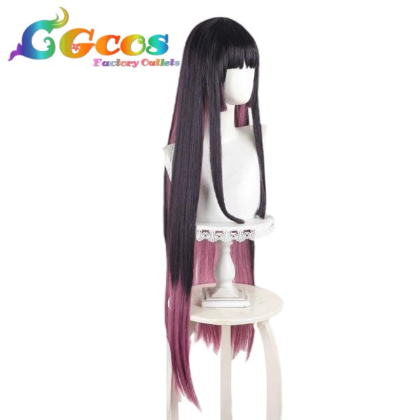 画像2: ロックは淑女の嗜みでして ウィッグ 黒鉄音羽 コスプレ衣装 (2)