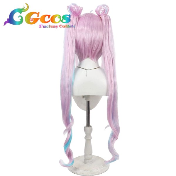 画像3: キミとアイドルプリキュア♪ ウィッグ 紫雨こころ キュアキュンキュン コスプレ衣装 (3)
