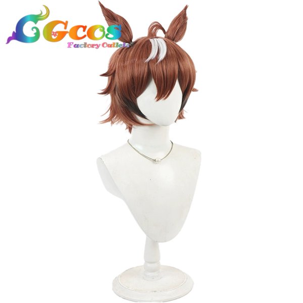 画像3: ウマ娘プリティーダービー ウィッグ シンコウウインディ 制服 コスプレ衣装 (3)