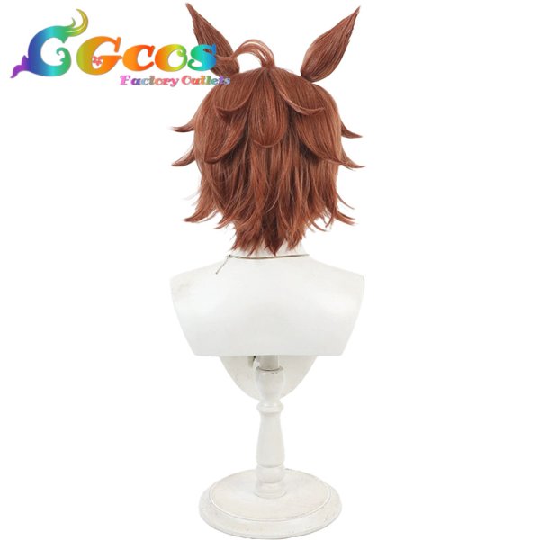 画像4: ウマ娘プリティーダービー ウィッグ シンコウウインディ 制服 コスプレ衣装 (4)