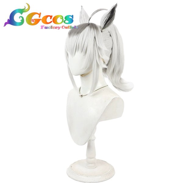 画像2: ウマ娘プリティーダービー ウィッグ オグリキャップ ジャージ コスプレ衣装 (2)