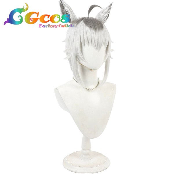 画像3: ウマ娘プリティーダービー ウィッグ オグリキャップ ジャージ コスプレ衣装 (3)