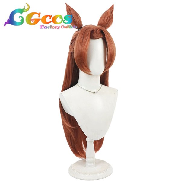 画像4: ウマ娘プリティーダービー ウィッグ カワカミプリンセス 制服 コスプレ衣装 (4)