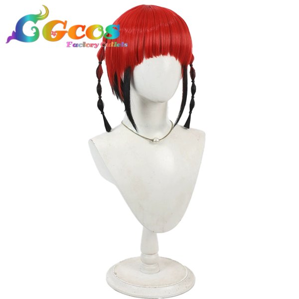 画像2: SSSS.GRIDMAN ウィッグ 飛鳥川ちせ コスプレ衣装 (2)