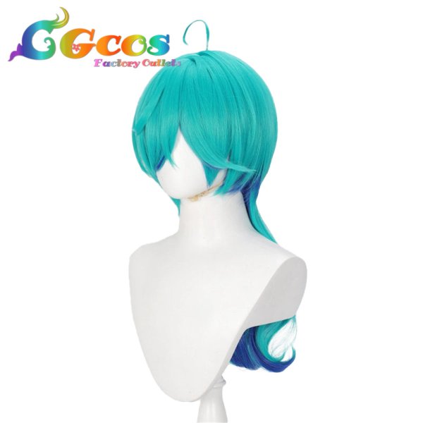 画像4: ロックは淑女の嗜みでして ウィッグ 院瀬見ティナ コスプレ衣装 (4)