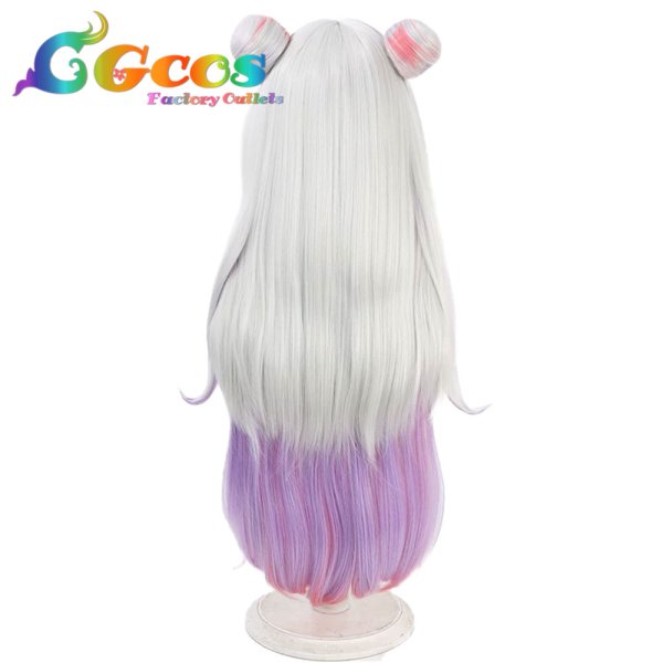 画像4: バーチャルYouTuber　ウィッグ　Vtuber　紫咲シオン　 メイド風衣装　コスプレ衣装 (4)