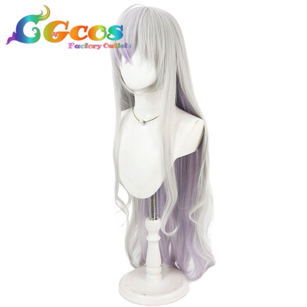 画像2: 学園アイドルマスター　ウィッグ　白草月花　コスプレ衣装 (2)