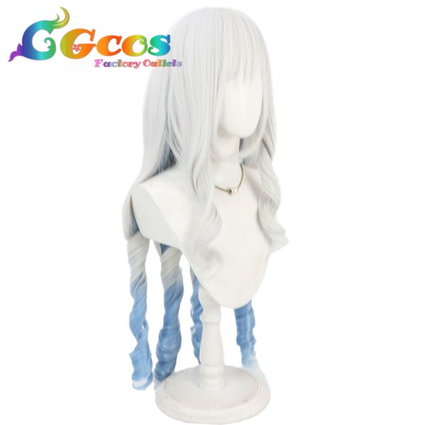 画像2: アイカツスターズ!　ウィッグ　白銀リリィ　コスプレ衣装 (2)