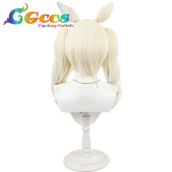 画像4: バーチャルYouTuber　ウィッグ　VTuber　Fuwawa Abyssgard（フワワ・アビスガード）　カジュアル衣装　コスプレ衣装 (4)