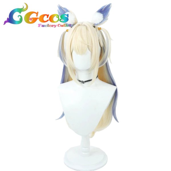 画像2: バーチャルYouTuber　ウィッグ　VTuber　Fuwawa Abyssgard　フワワ・アビスガード　コスプレ衣装 (2)