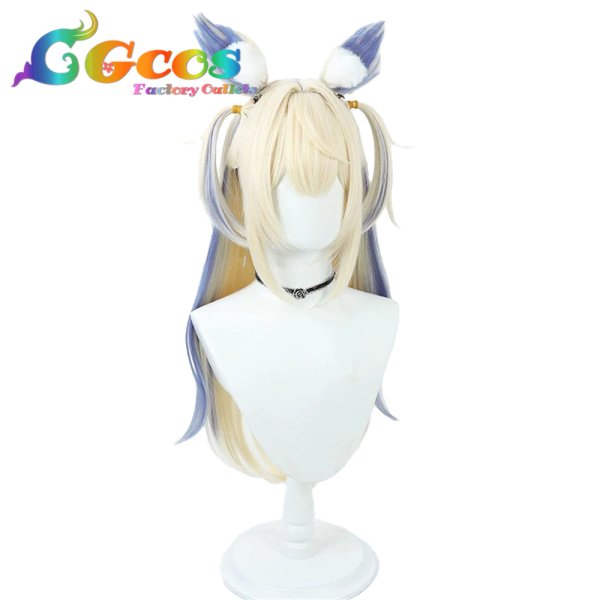 画像4: バーチャルYouTuber　ウィッグ　VTuber　Fuwawa Abyssgard　フワワ・アビスガード　コスプレ衣装 (4)