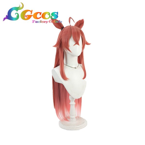 画像2: バーチャルYouTuber　ウィッグ　VTuber　獅子堂あかり　戦闘服　コスプレ衣装 (2)