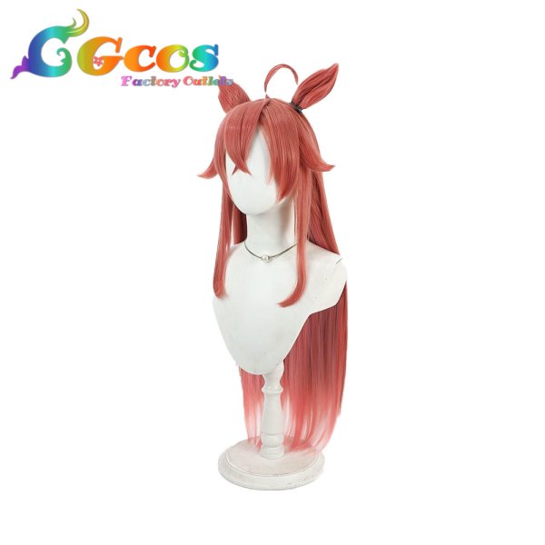 画像3: バーチャルYouTuber　ウィッグ　VTuber　獅子堂あかり　戦闘服　コスプレ衣装 (3)