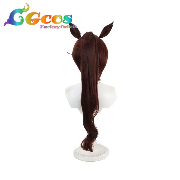 画像4: ウマ娘プリティーダービー　ウィッグ　トウカイテイオー　ビヨンド・ザ・ホライズン　コスプレ衣装 (4)