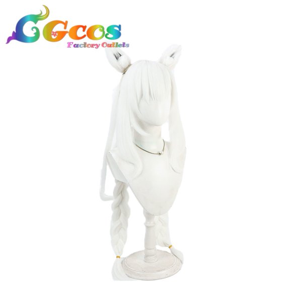 画像2: バーチャルYouTuber　ウィッグ　VTuber　白上フブキ　魔法少女ホロウィッチ！　コスプレ衣装 (2)