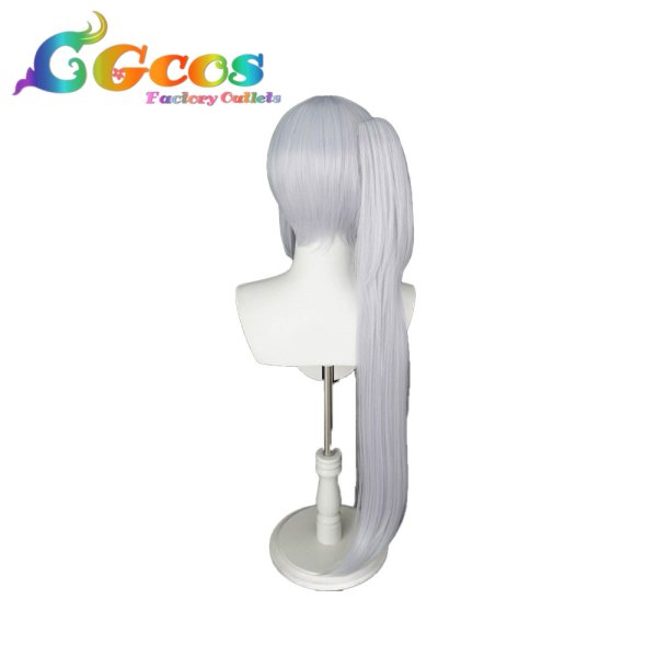 画像4: ブルーアーカイブ　ウィッグ　月雪ミヤコ　コスプレ衣装 (4)