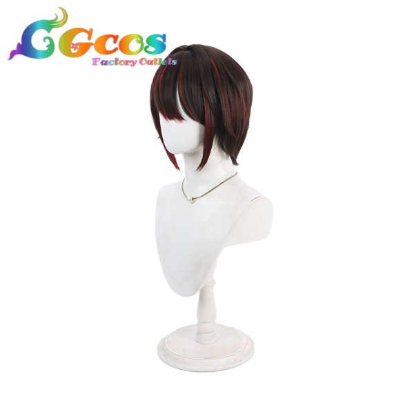 画像3: バーチャルYouTuber　ウィッグ　Vtuber　ましろ爻　グランジパンク風　コスプレ衣装 (3)