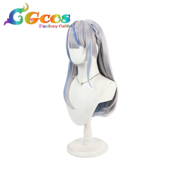 画像3: バーチャルYouTuber　ウィッグ　Vtuber　雨海ルカ　コスプレ衣装 (3)