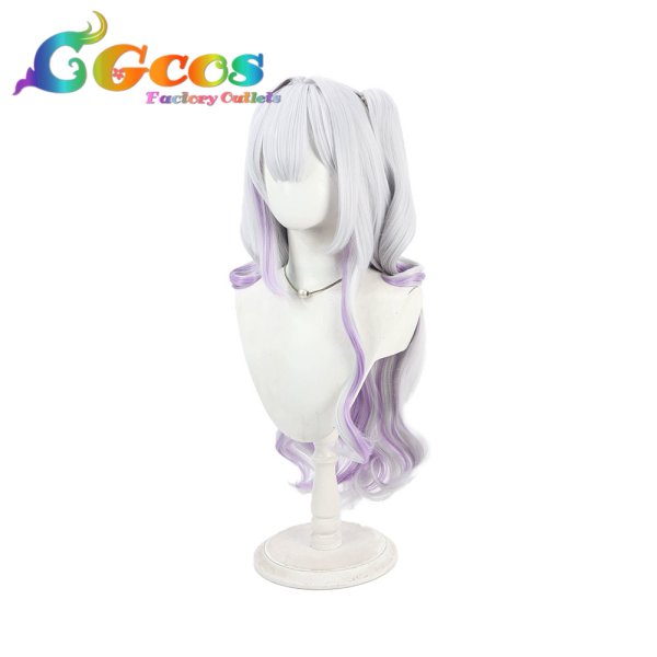 画像3: バーチャルYouTuber　ウィッグ　VTuber　紫咲シオン　部屋着　コスプレ衣装 (3)