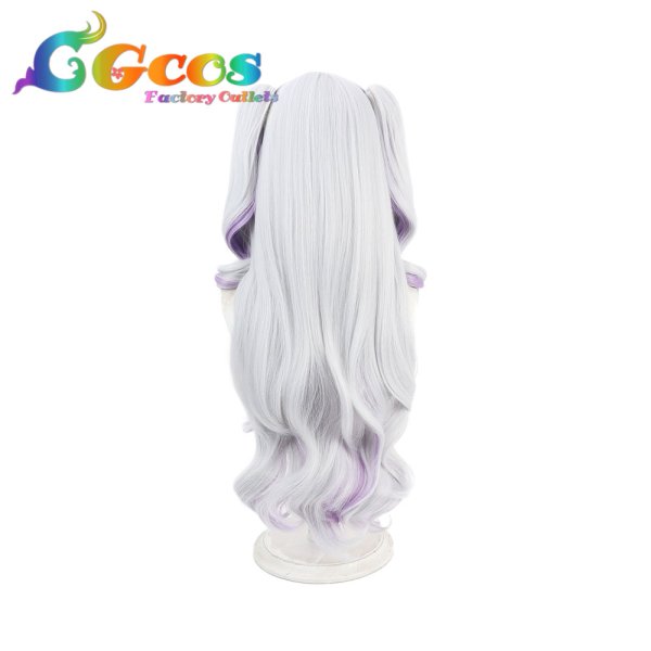 画像4: バーチャルYouTuber　ウィッグ　VTuber　紫咲シオン　部屋着　コスプレ衣装 (4)